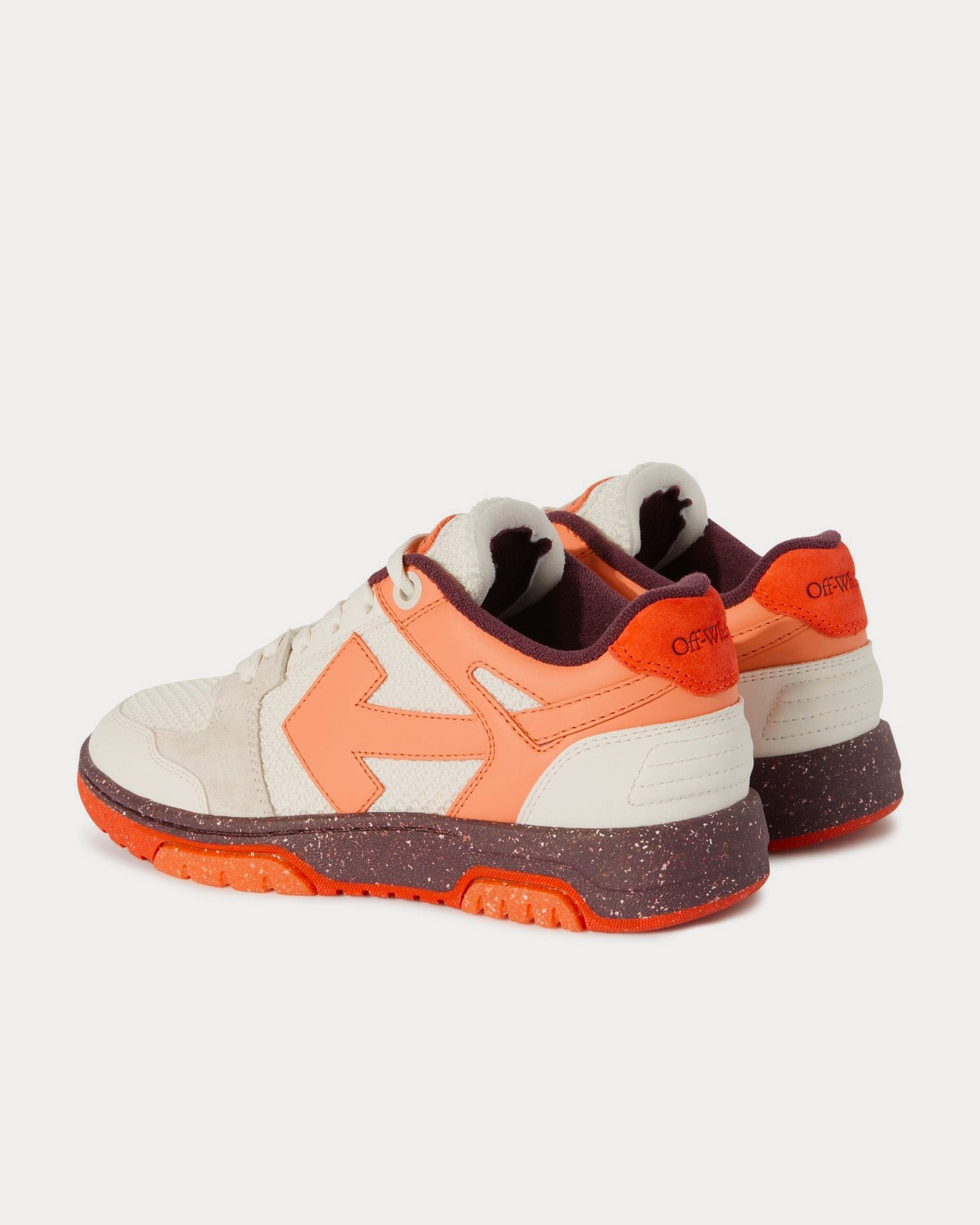 OFF-WHITE Out Of Office Low Slim Military Bright Orange