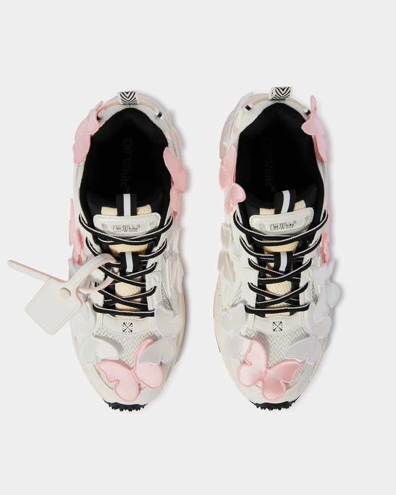 Off-White Be Right Back Butterflies White / Pink Low Top Sneakers - 2