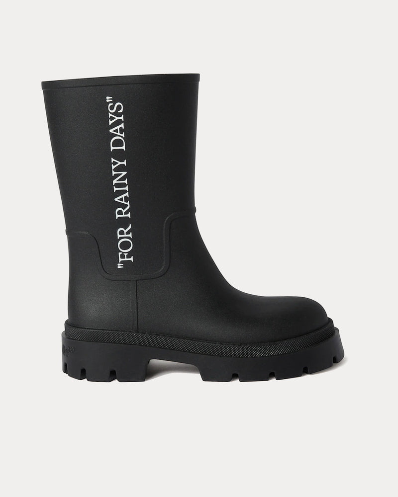 Off-White Reboot Rainy Days Black Boots - 1