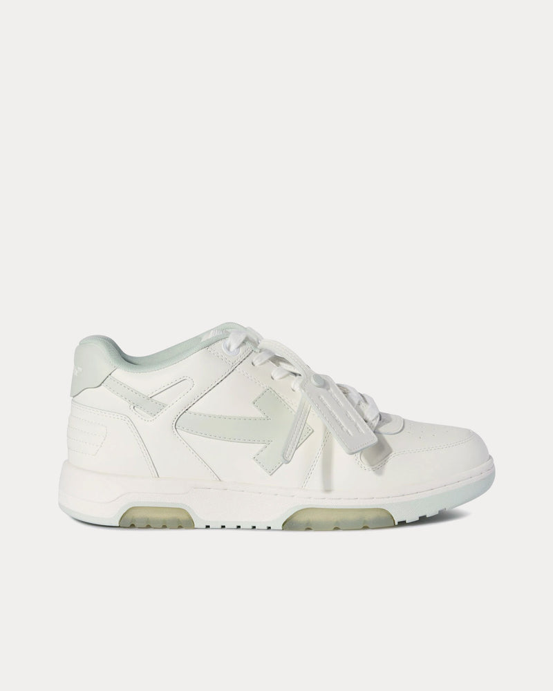 Off-White Out Of Office Leather White / Mint Low Top Sneakers - 1