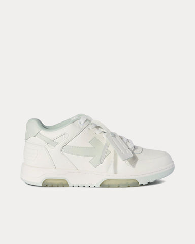 Off-White Out Of Office Leather White / Mint Low Top Sneakers