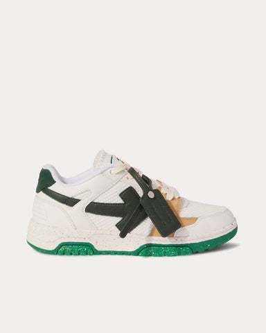 Off-White Slim Out Of Office White / Green Low Top Sneakers