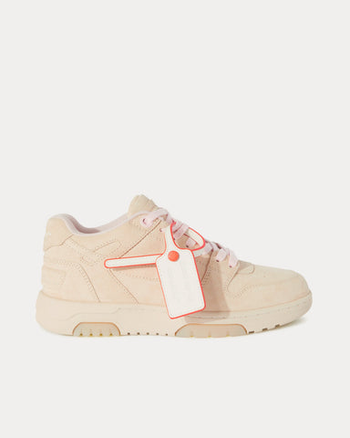 Off-White Out Of Office Suede Beige / Beige Low Top Sneakers