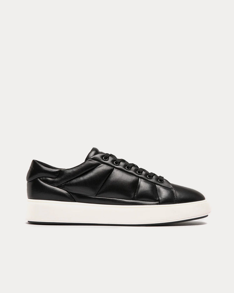 Officine Creative Leisure 001 Leather Black Low Top Sneakers - 1