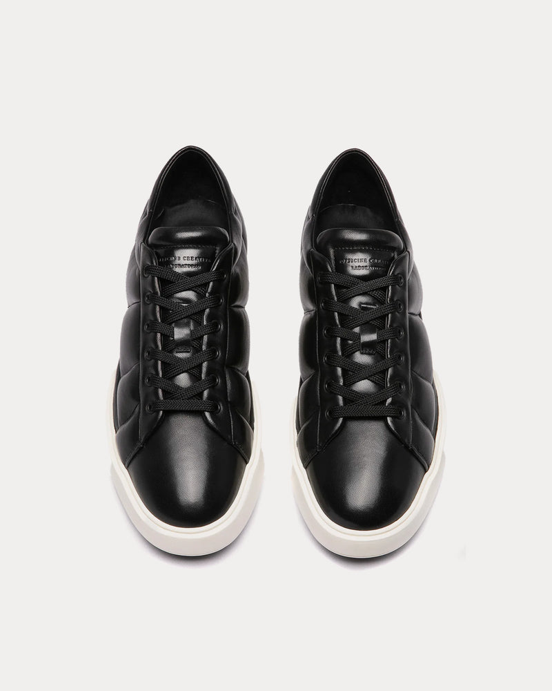 Officine Creative Leisure 001 Leather Black Low Top Sneakers - 2