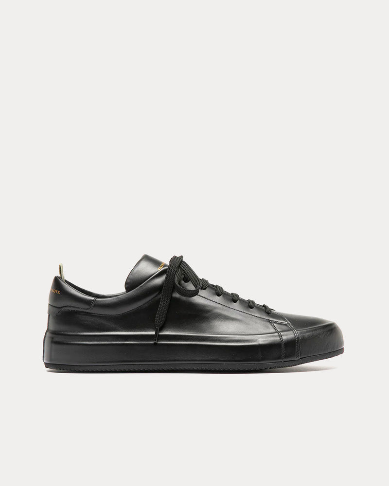 Officine Creative Easy 001 Leather Black Low Top Sneakers - 1