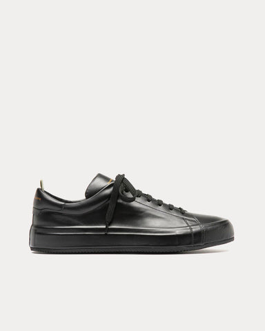 Officine Creative Easy 001 Leather Black Low Top Sneakers