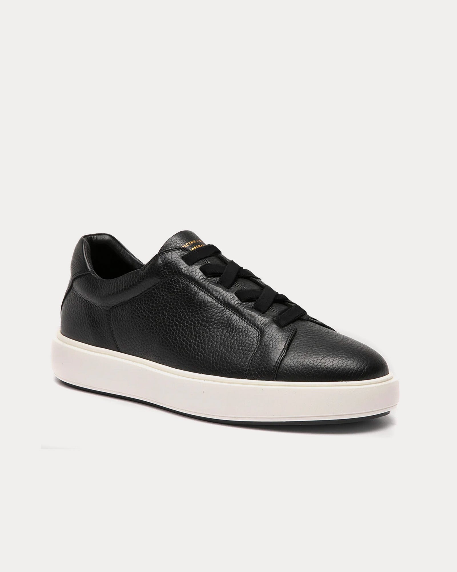 Officine Creative Slouch 001 Leather Black Low Top Sneakers - 3