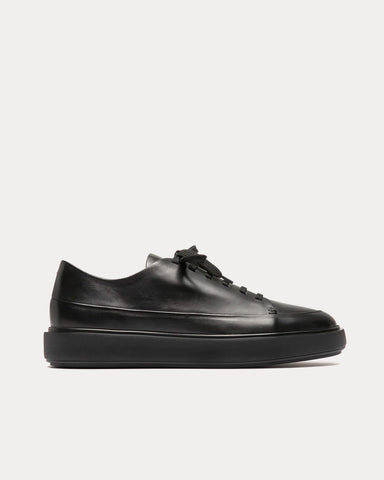 Officine Creative Release Leather Black Low Top Sneakers