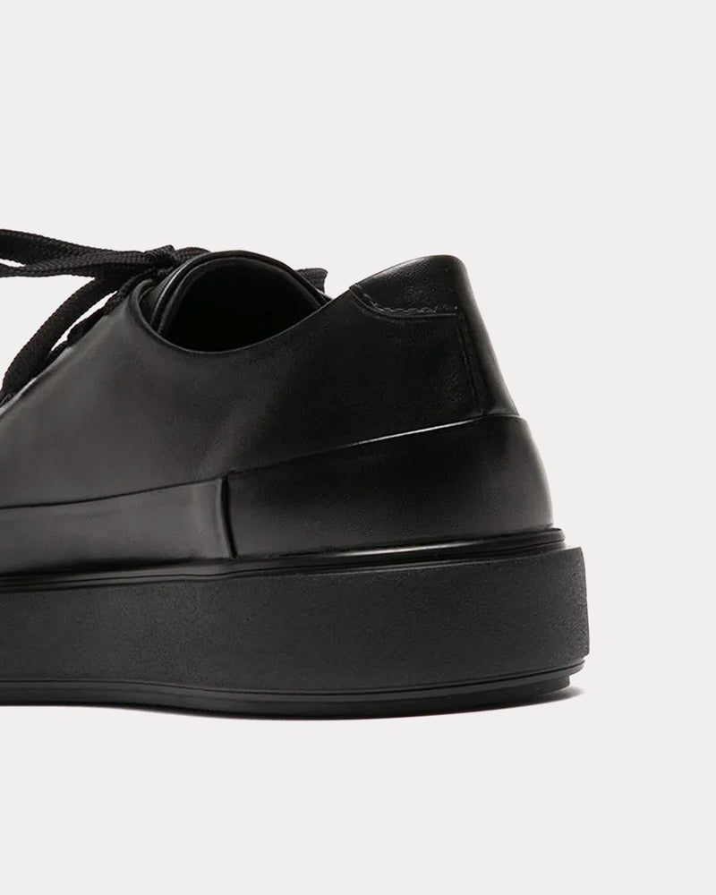 Officine Creative Release Leather Black Low Top Sneakers - 3