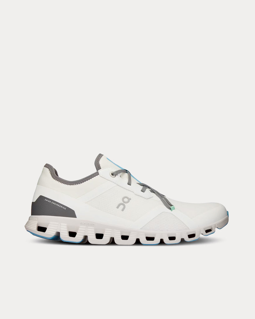 On Running Cloud X 3 AD Undyed-White / Niagara Running Shoes - Sneak in ...