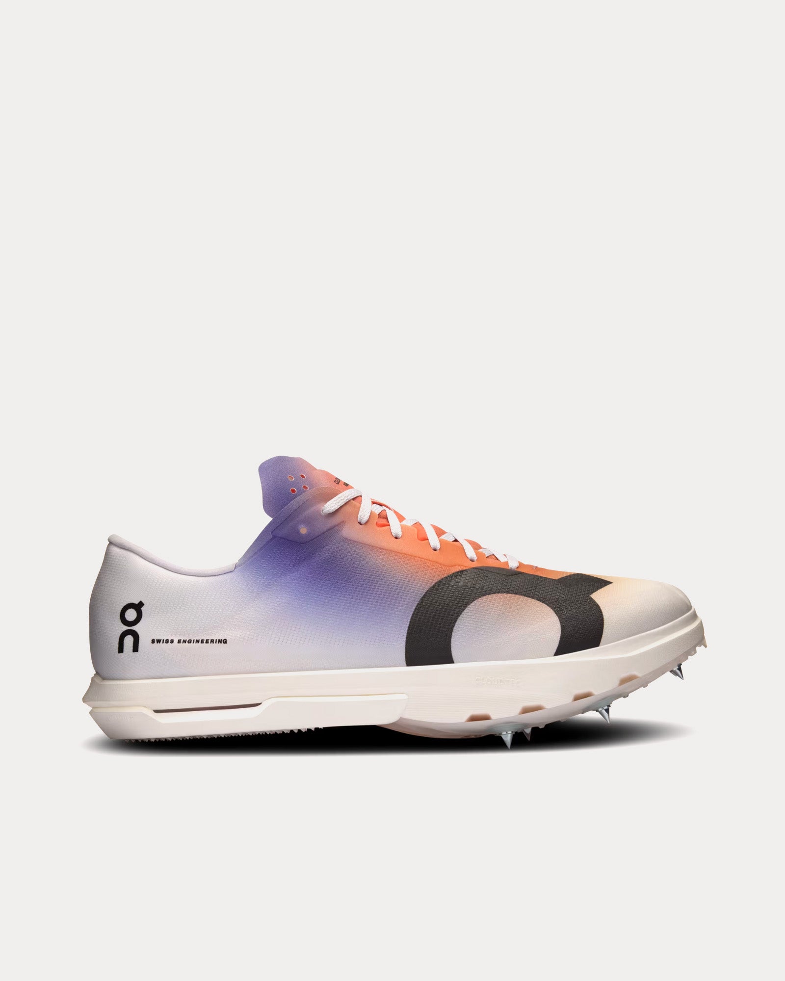 On Running - Cloudspike Amplius White / Flame Running Shoes