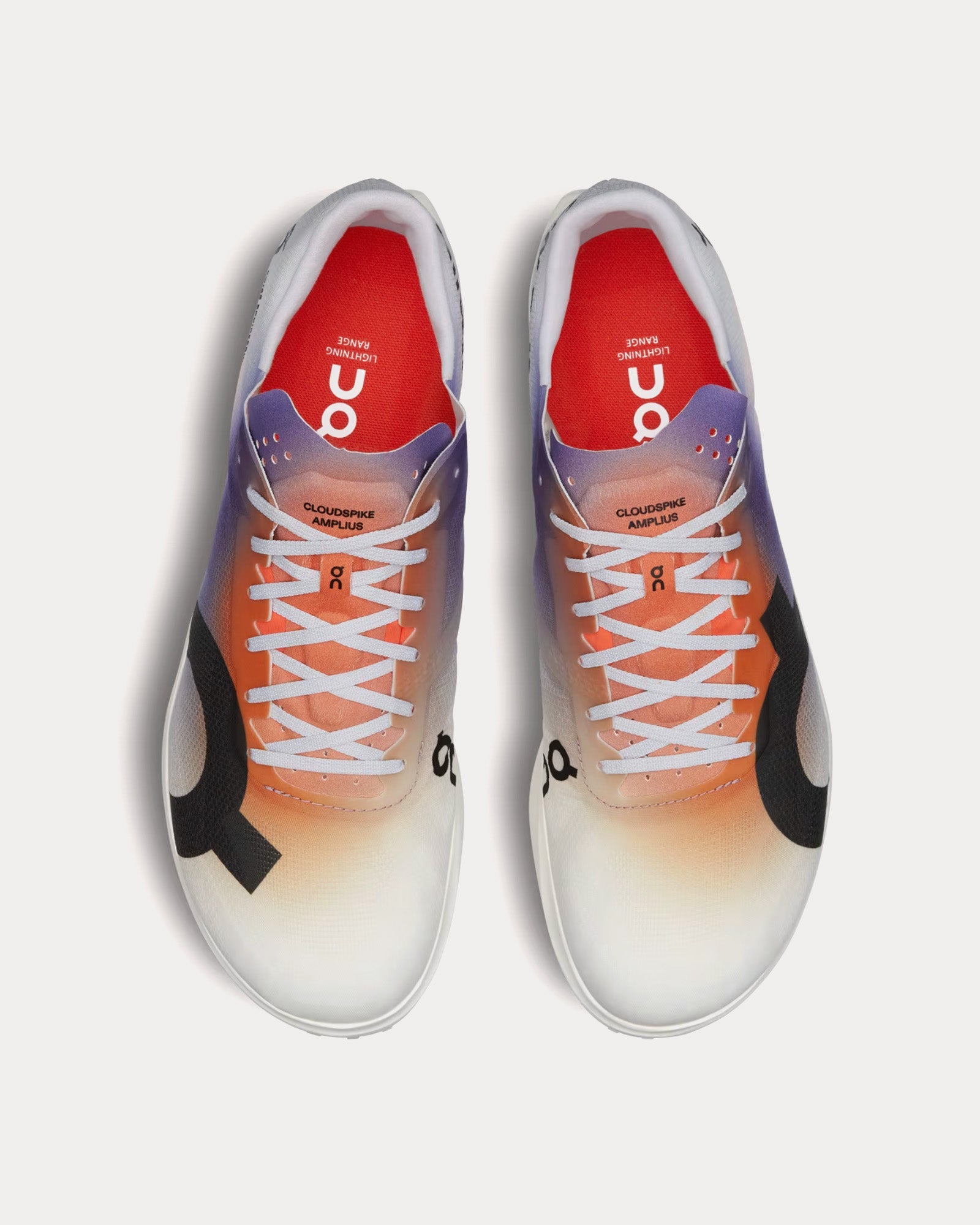 On Running - Cloudspike Amplius White / Flame Running Shoes