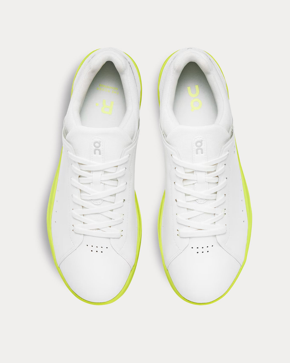 On Running The Roger Advantage White / Hay Low Top Sneakers - 2