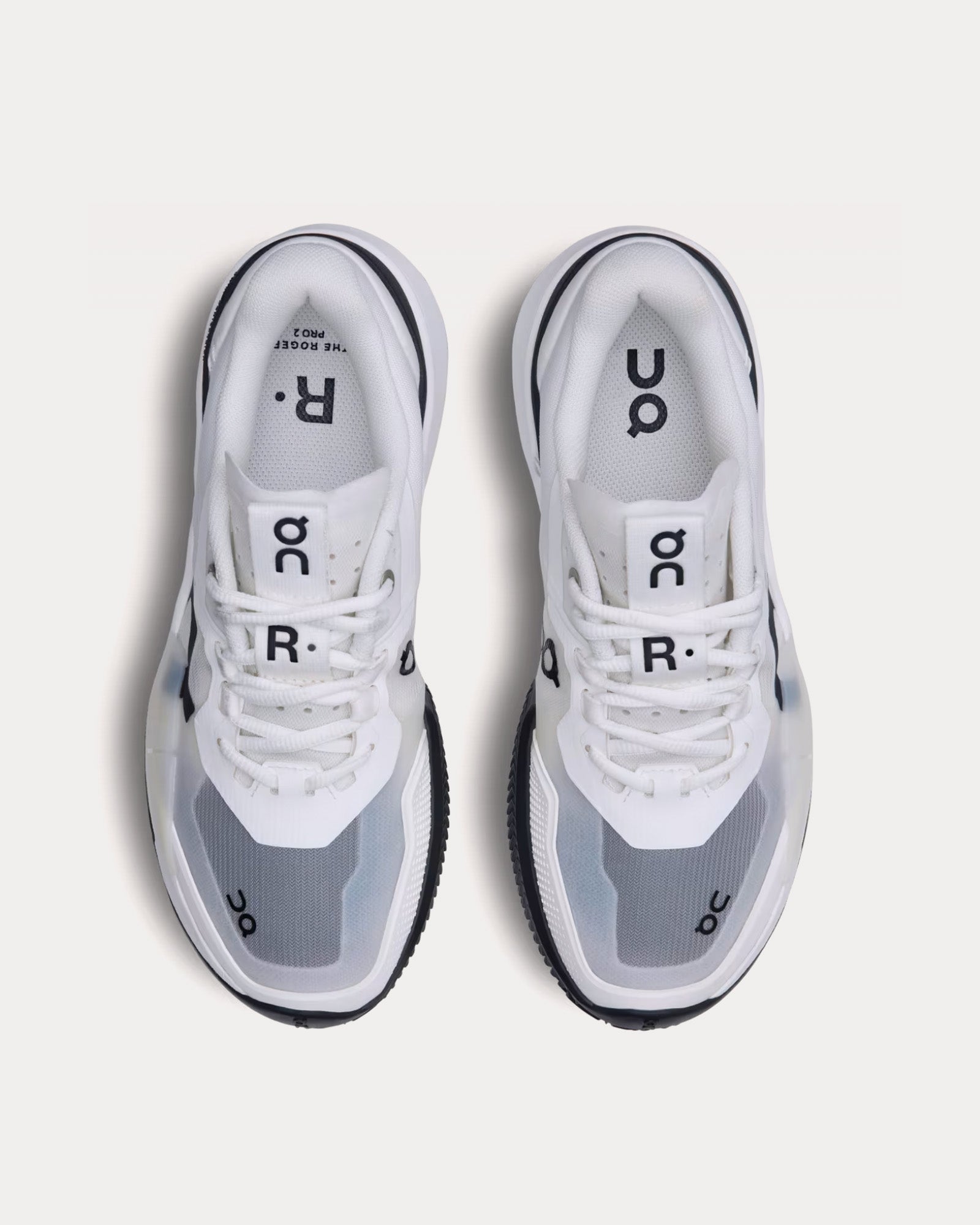 On Running The Roger Pro 2 Clay White / Black Tennis Shoes - 2