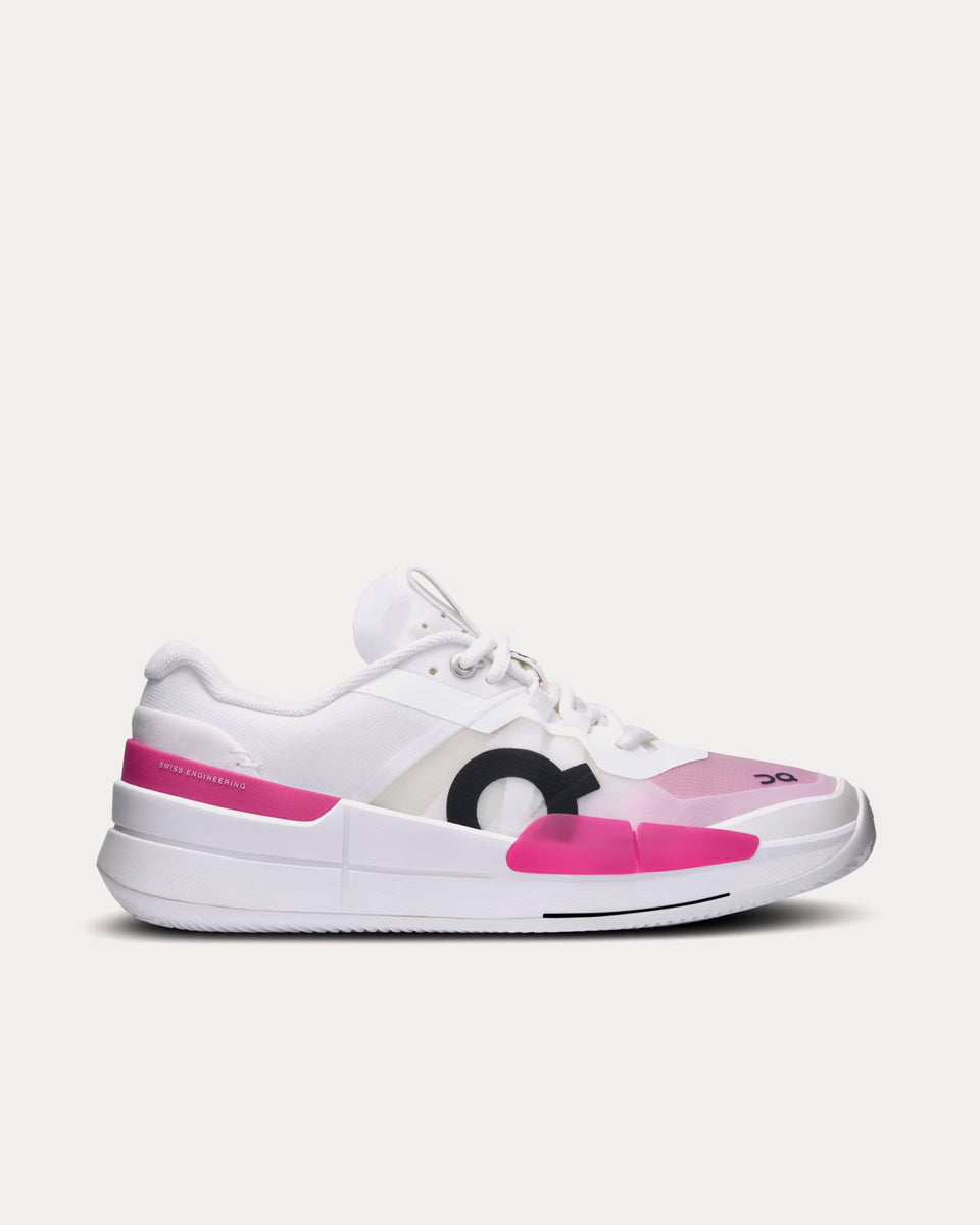 On Running The Roger Pro 2 Clay White / Pink Tennis Shoes - Sneak in Peace