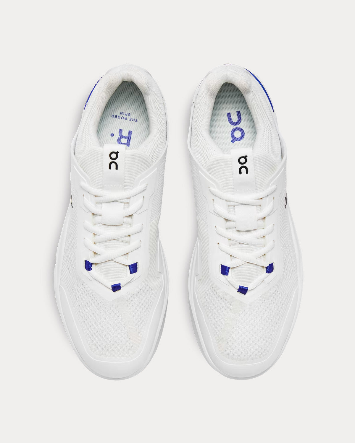 On Running The Roger Spin Undyed-White / Indigo Low Top Sneakers - 2