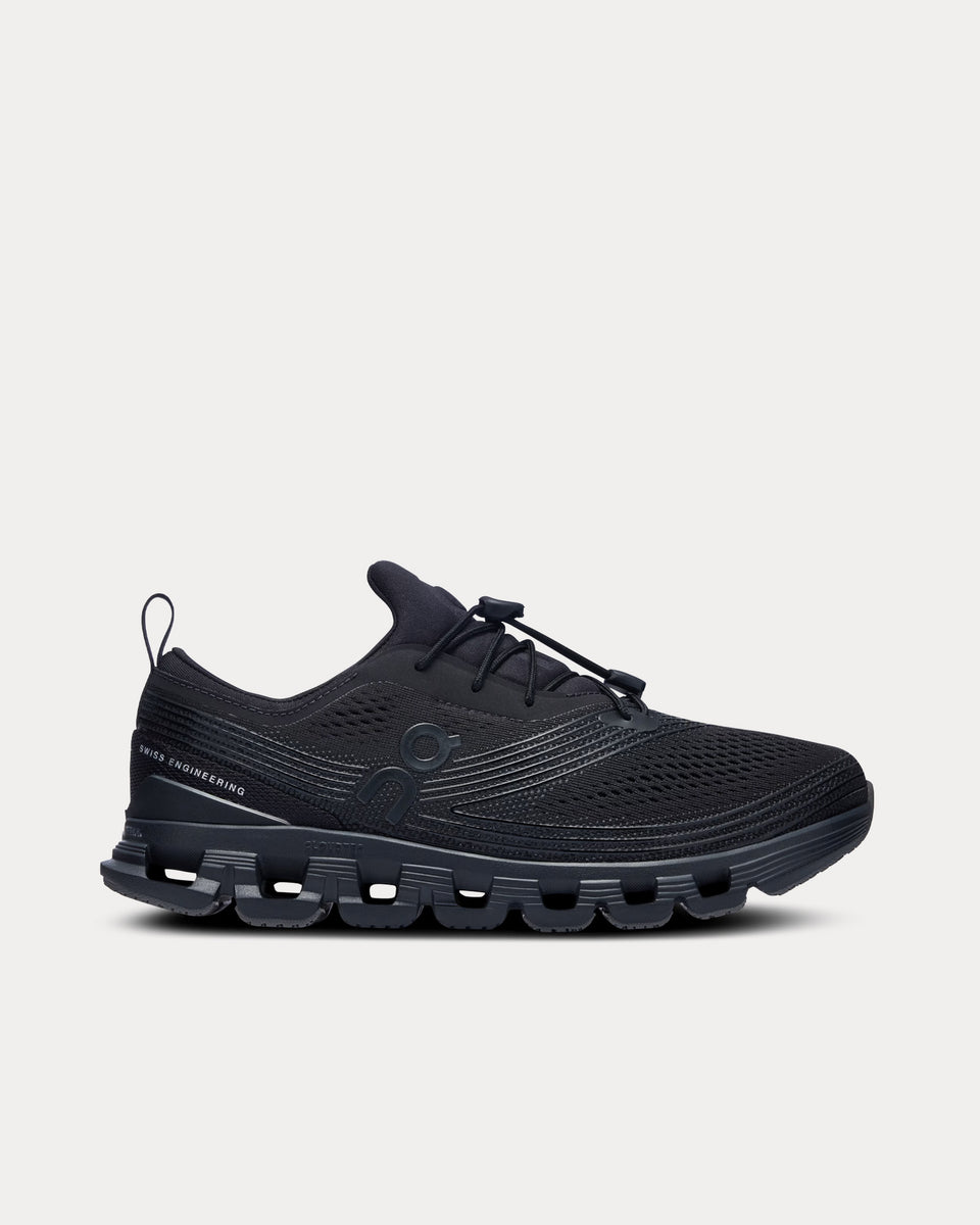 On Running Cloud X Z5 All Black Running Shoes Sneak in Peace