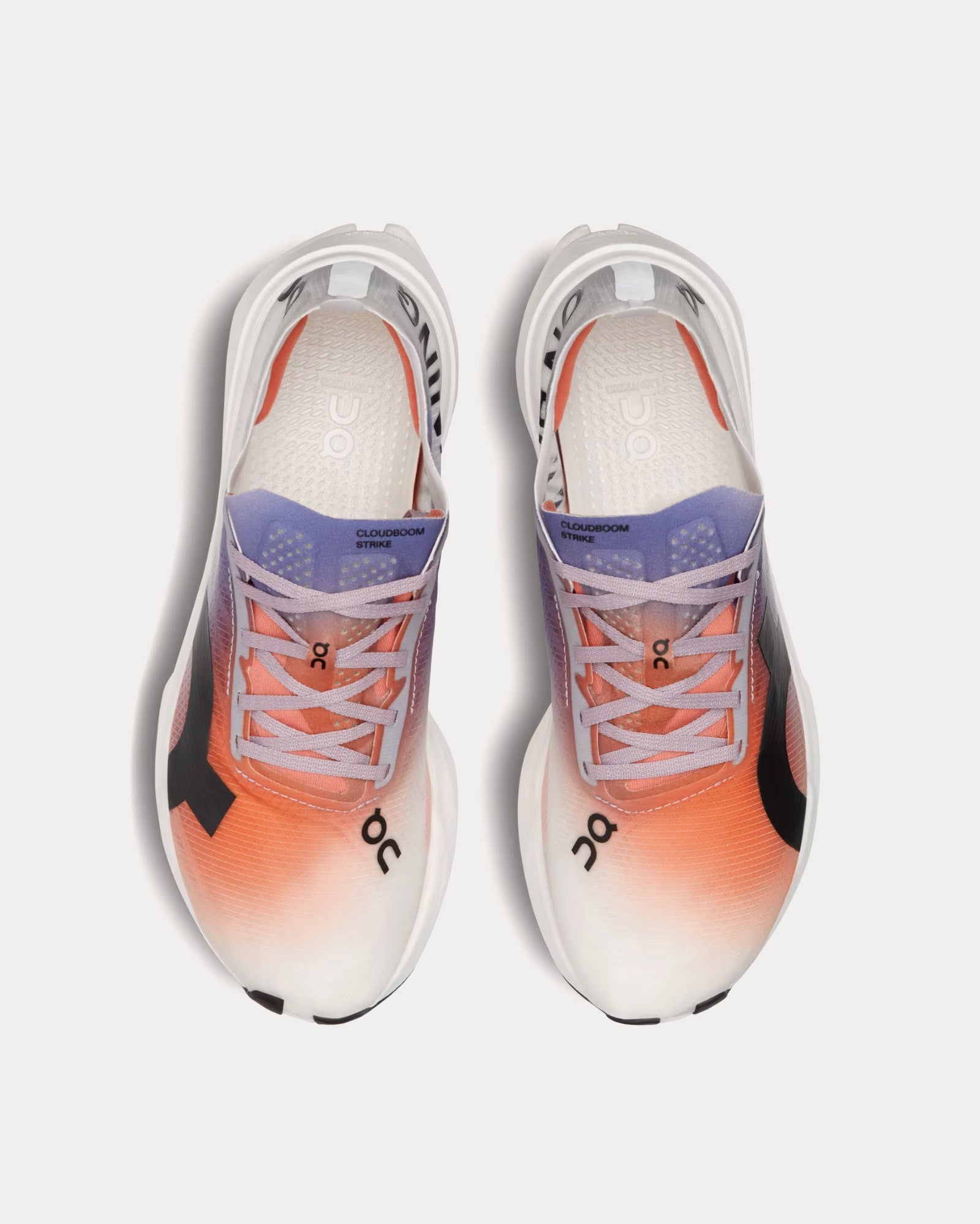 On Running - Cloudboom Strike White / Flame Running Shoes