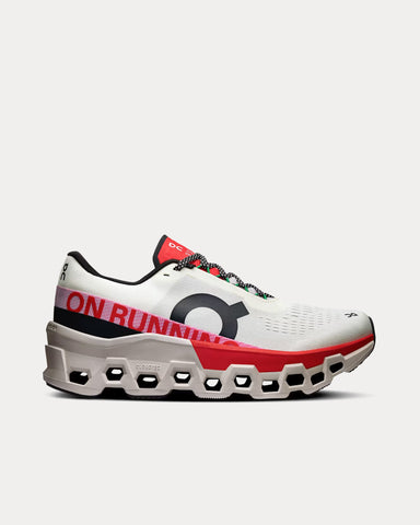 On Running Cloudmonster 2 Ivory / Red Running Shoes