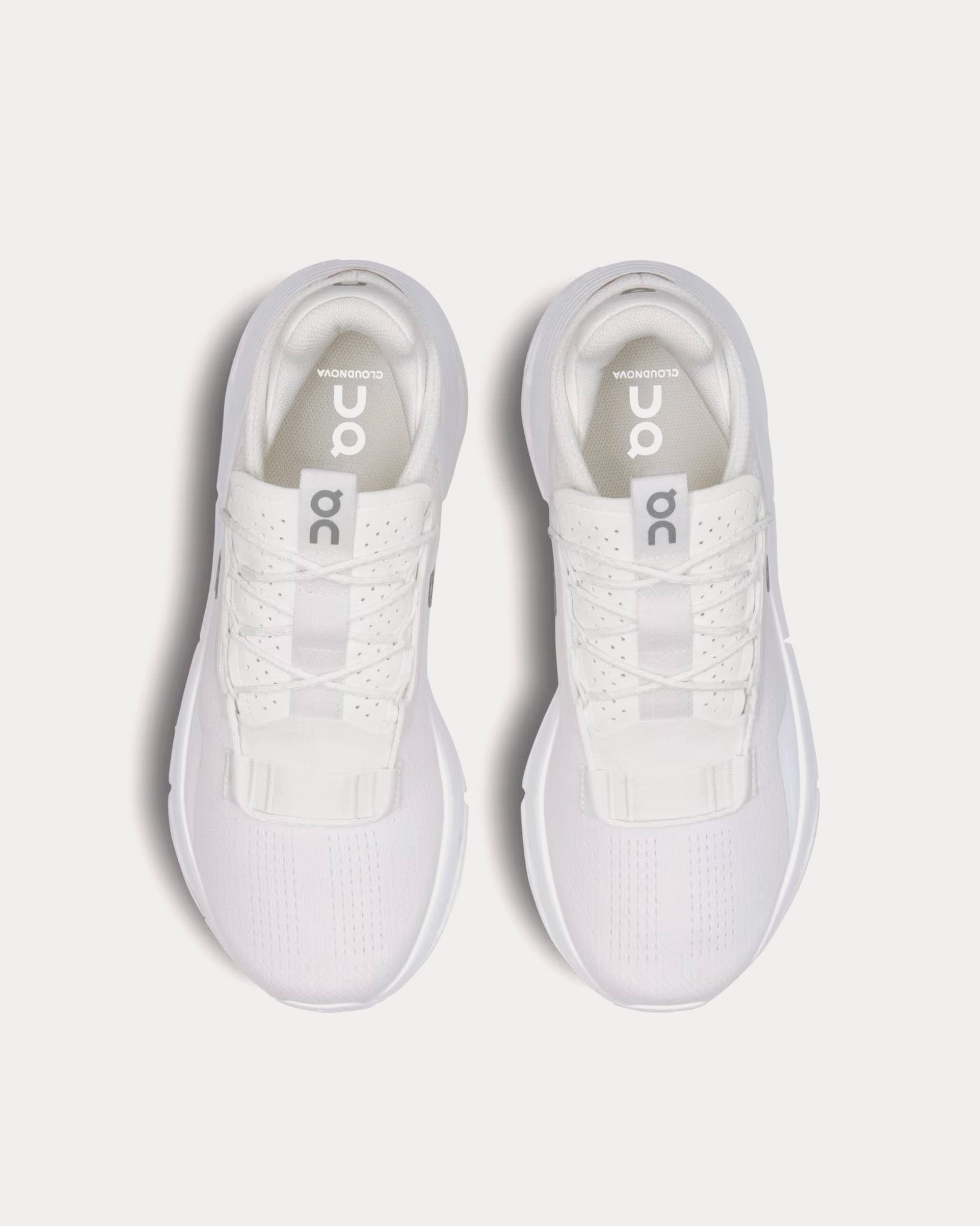 On Running Cloudnova All White Running Shoes - 2