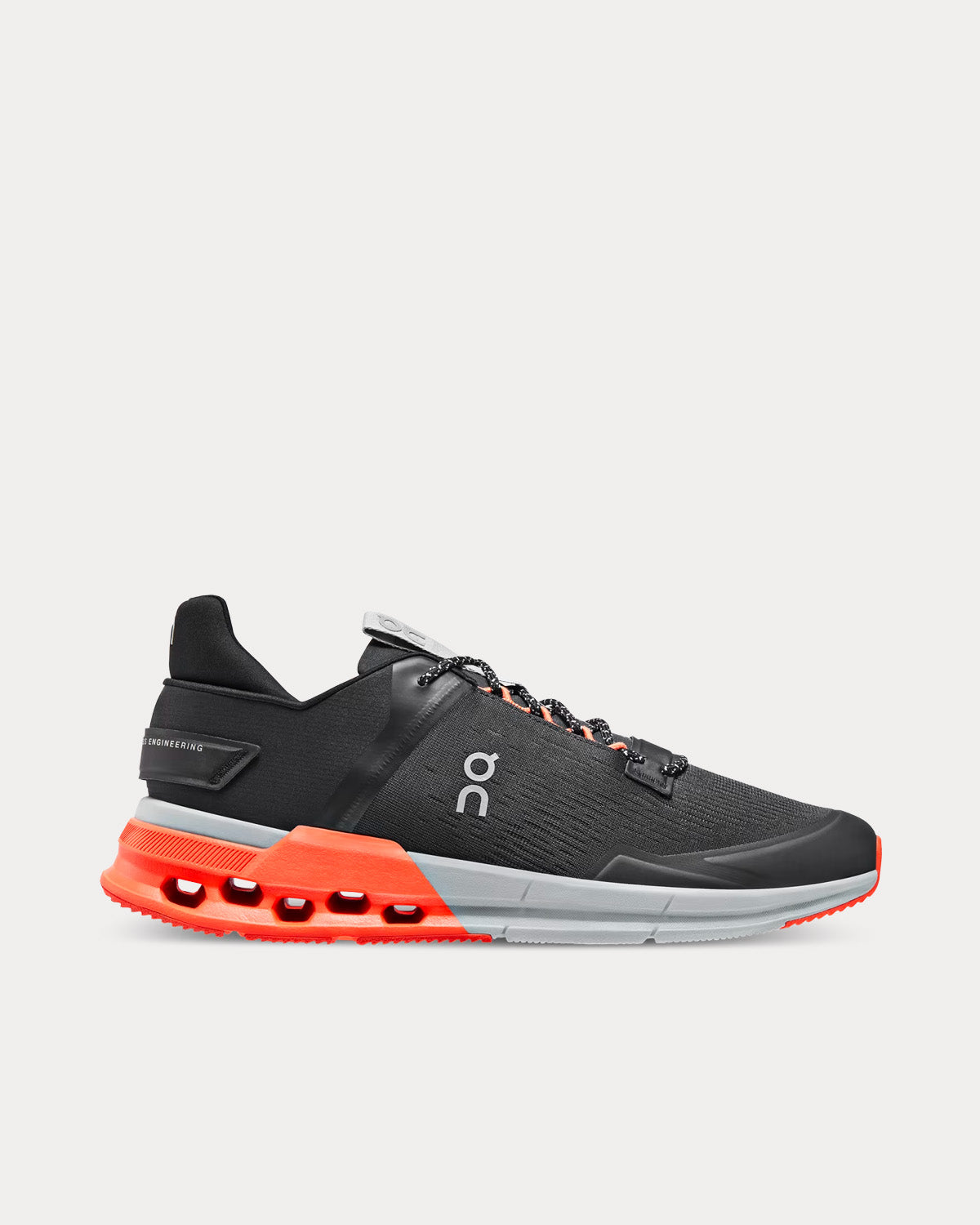 On Running Cloudnova Flux Black / Flame Running Shoes - 1