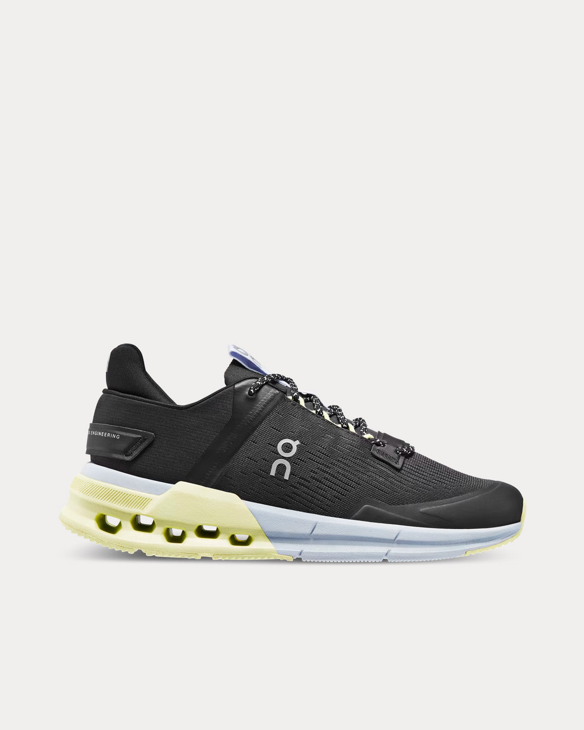 On Running Cloudnova Flux Black / Hay Running Shoes - 1