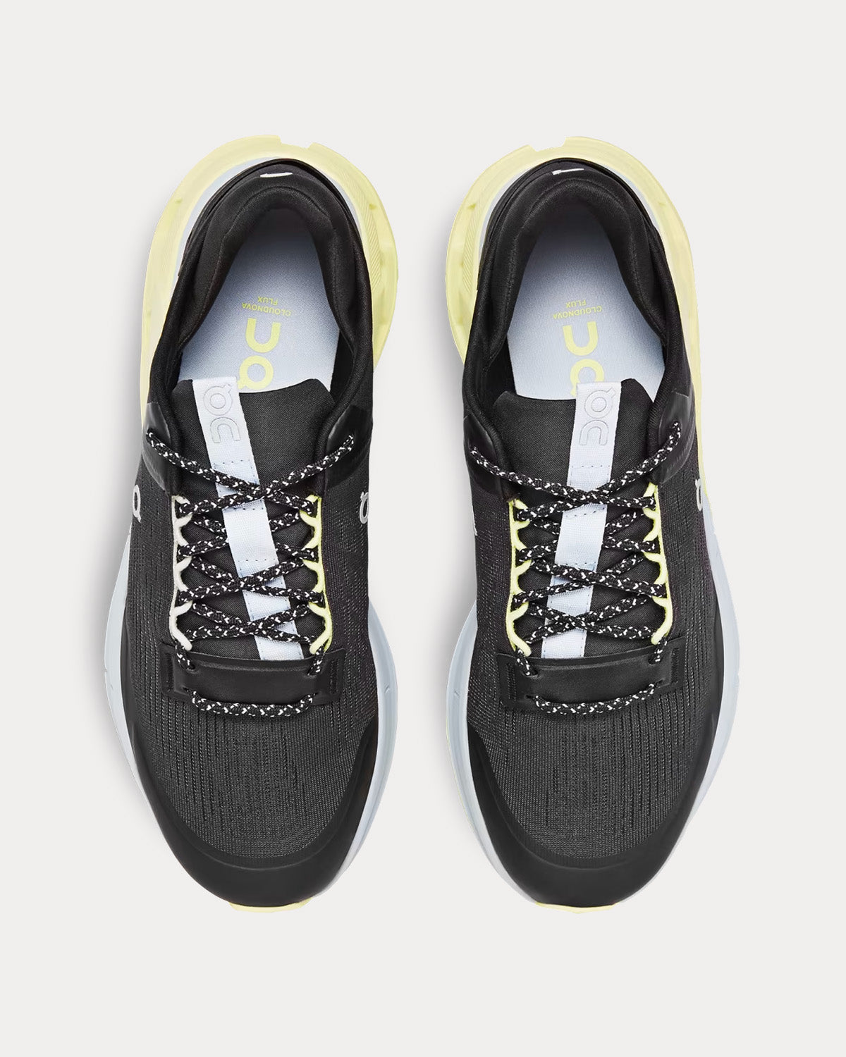 On Running Cloudnova Flux Black / Hay Running Shoes - 2