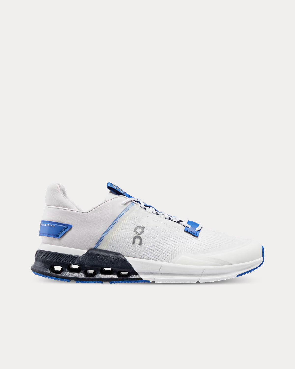 On Running Cloudnova Flux Undyed-White / Cobalt Running Shoes - 1