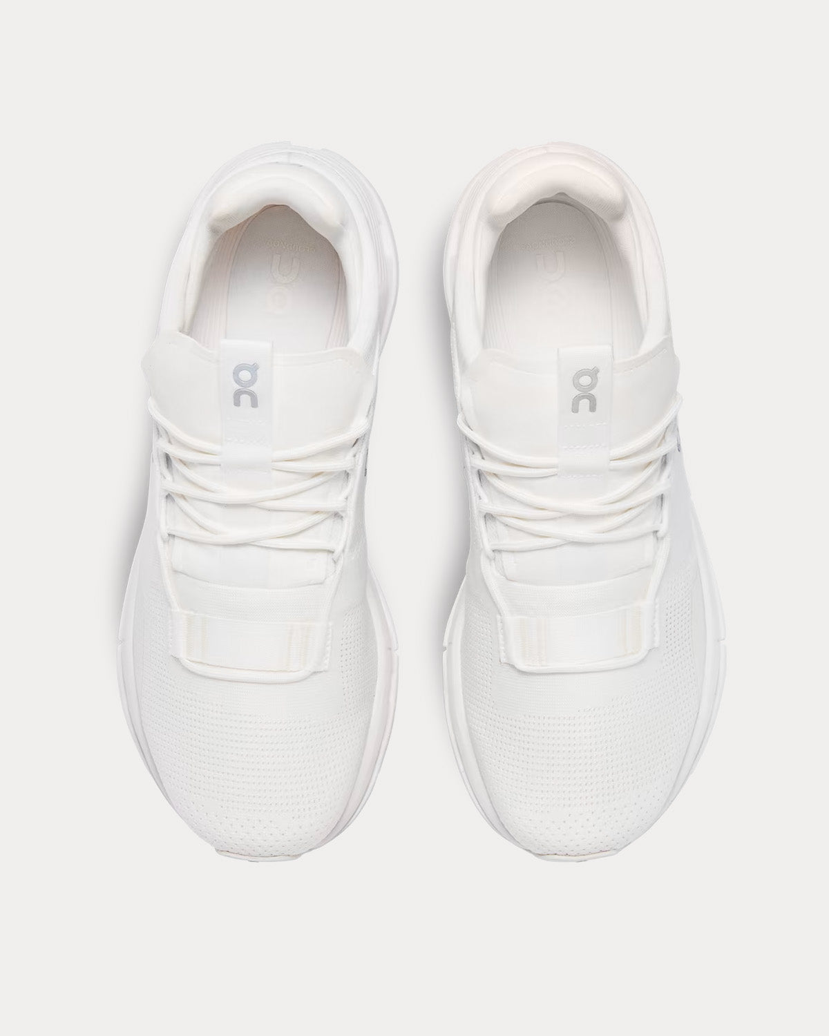 On Running Cloudnova Undyed-White / White Running Shoes - 2