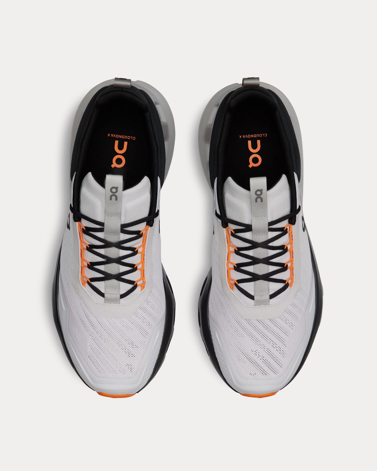 On Running Cloudnova X Frost / Orange Running Shoes - 2