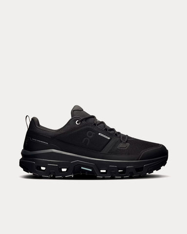 On Running Cloudrock Low WP Black / Black Running Shoes