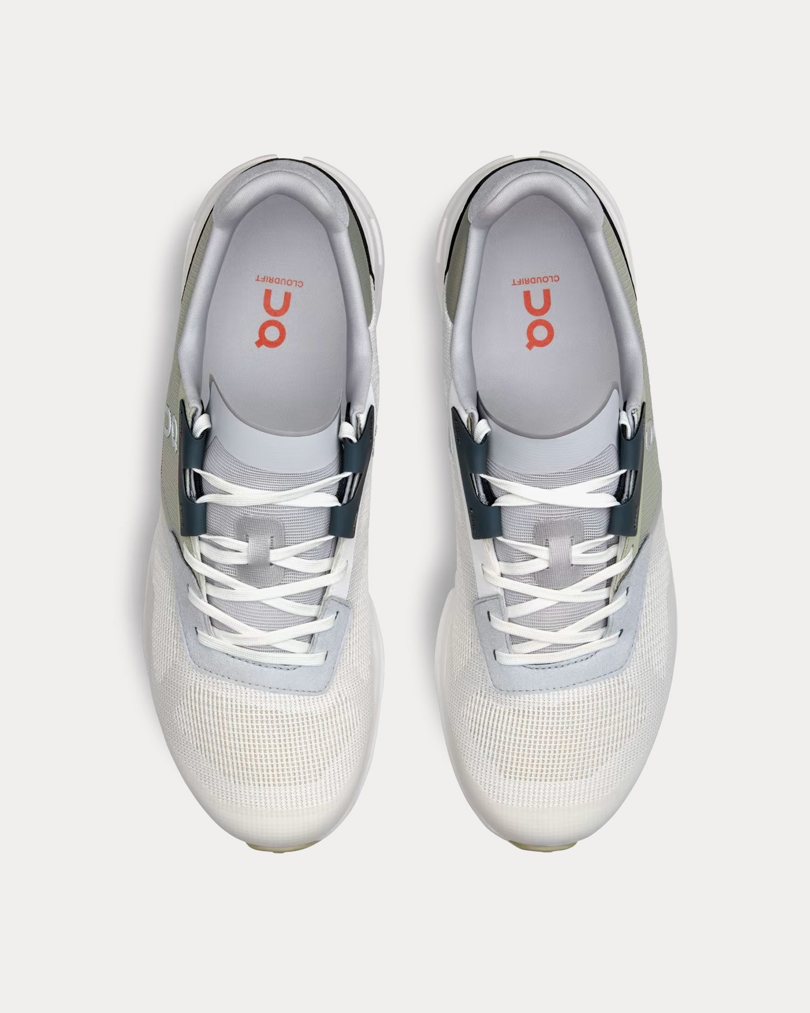 On Running Cloudrift Undyed-White / Flame Running Shoes - 2