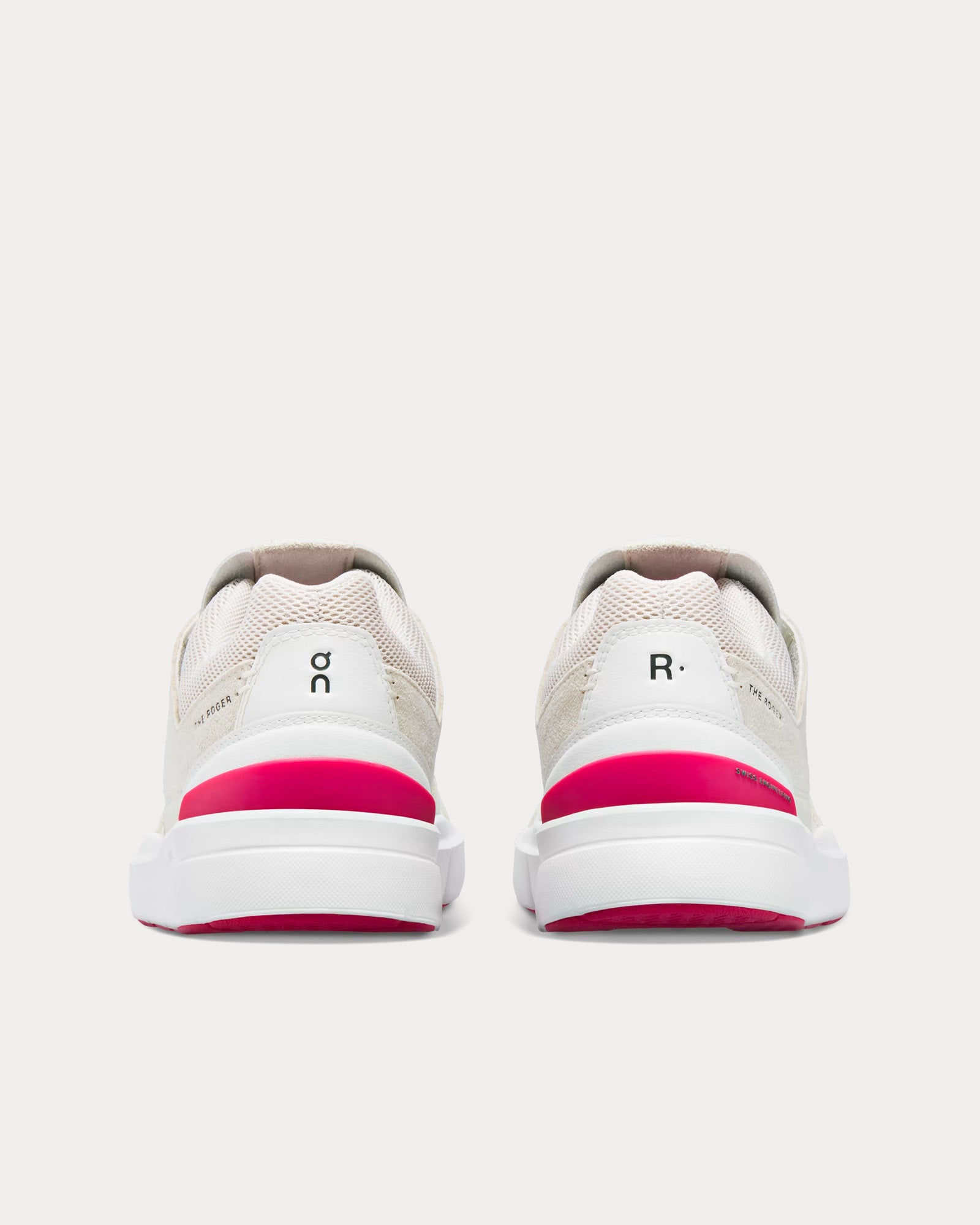 On Running THE ROGER Clubhouse Sand / Cerise Low Top Sneakers - 3