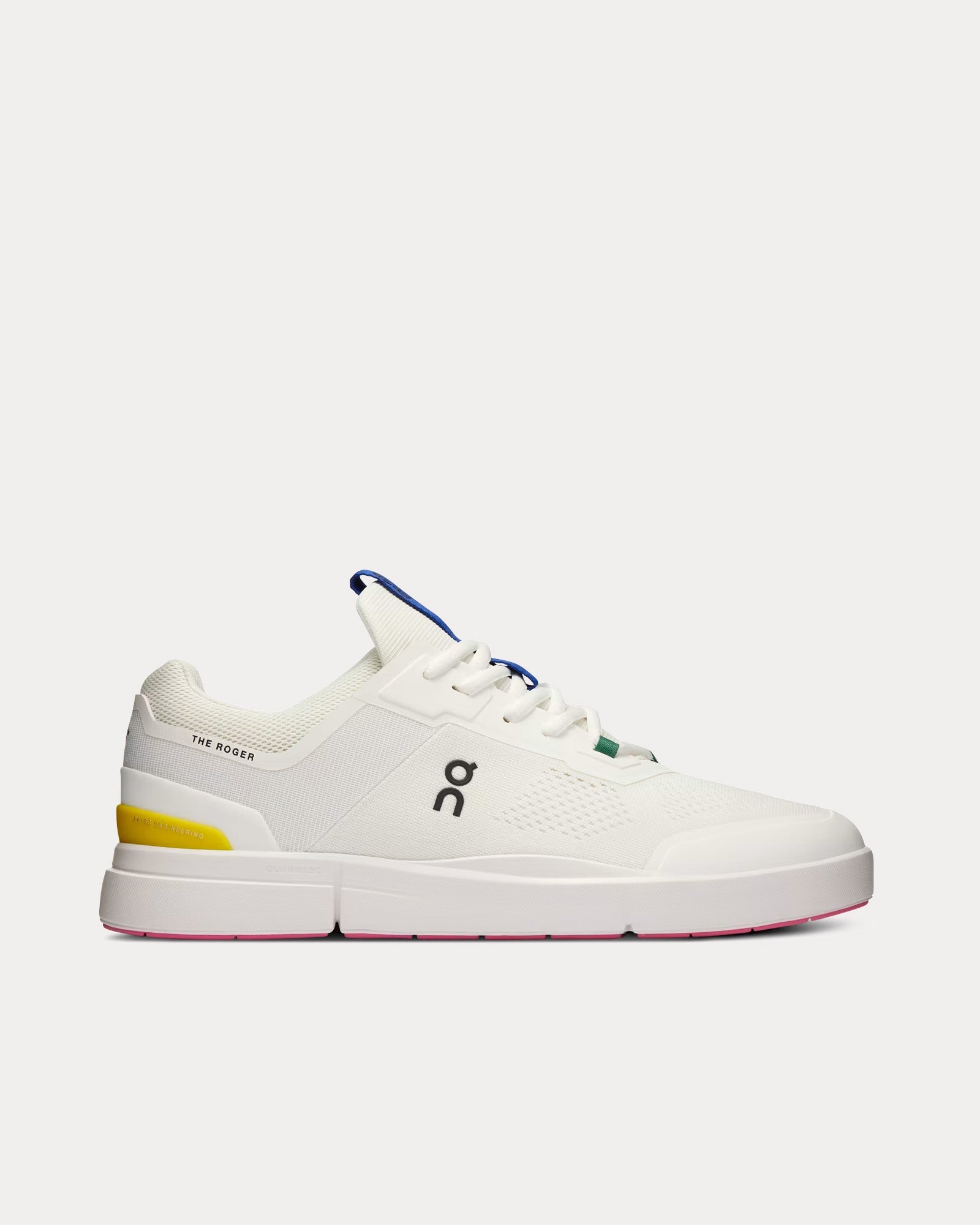 On Running The Roger Spin Undyed-White / Yellow Low Top Sneakers - 1