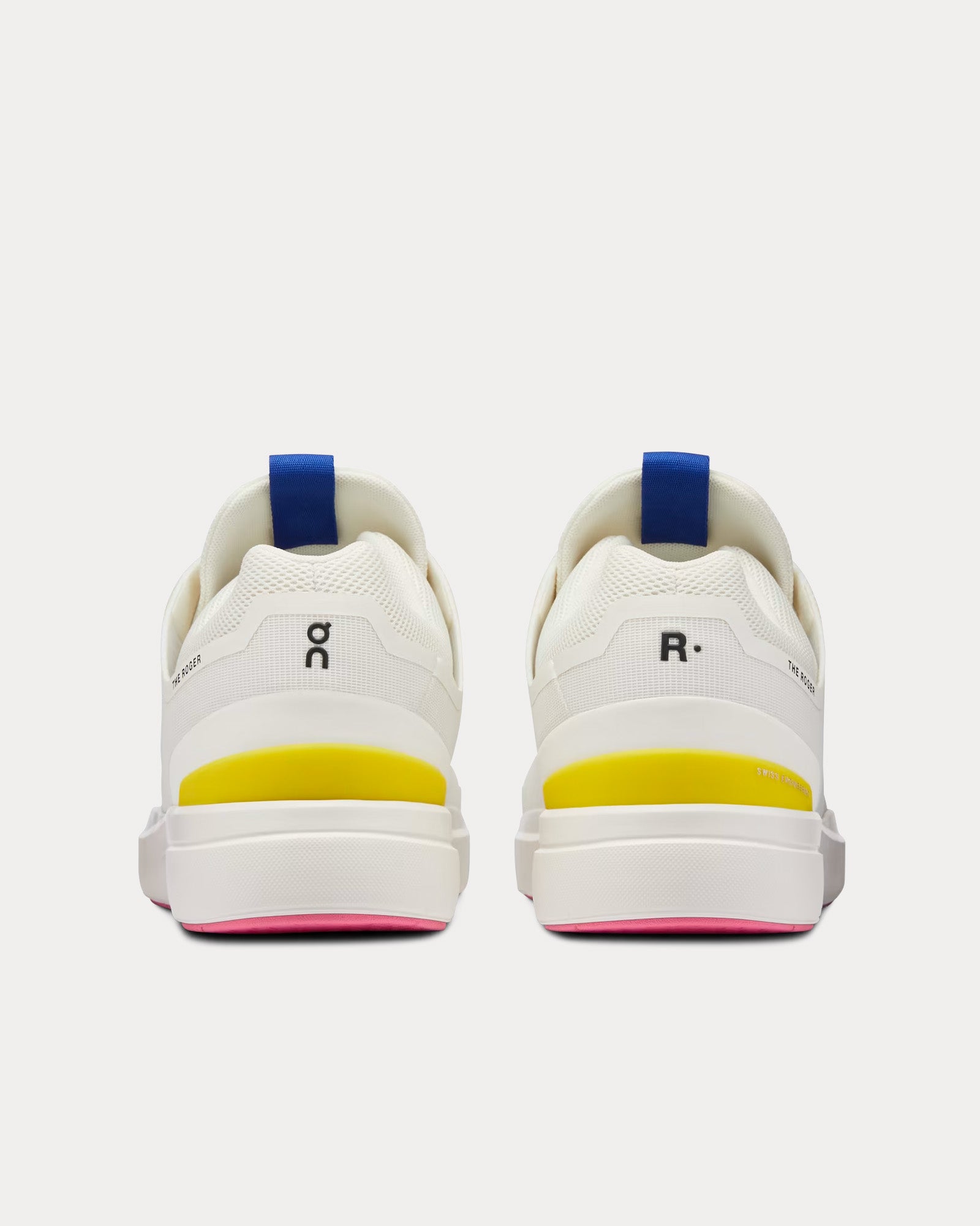 On Running The Roger Spin Undyed-White / Yellow Low Top Sneakers - 3