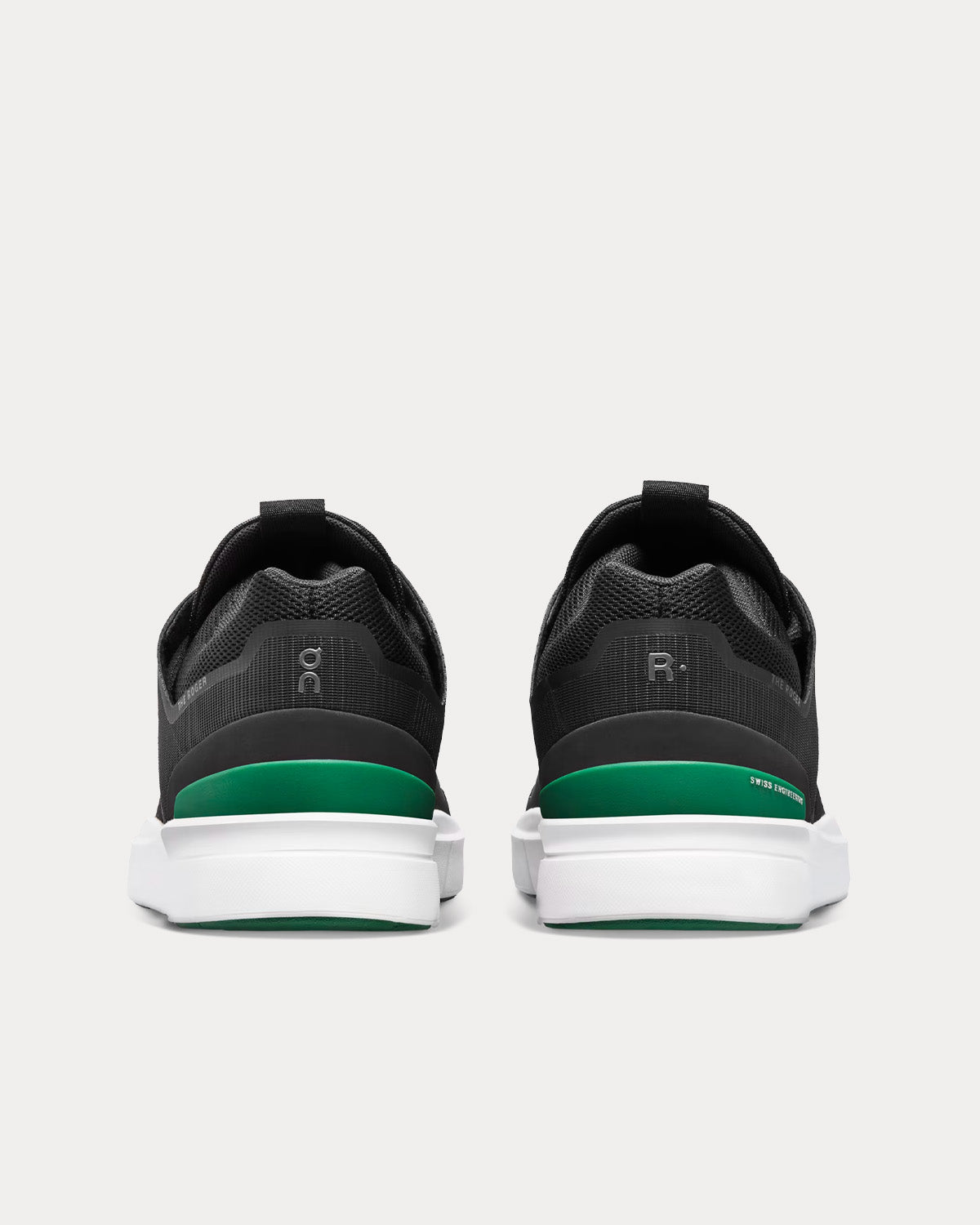 On Running The Roger Spin Black / Green Low Top Sneakers - 3