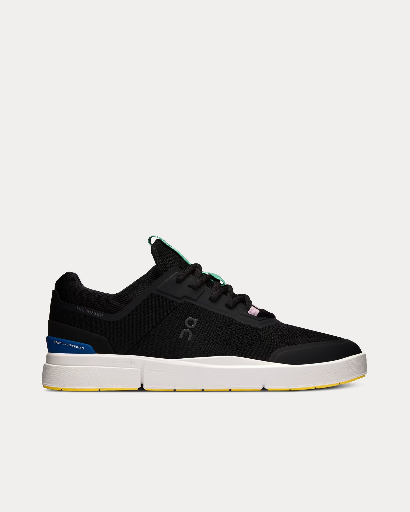 On Running - The Roger Spin Black / Indigo Low Top Sneakers