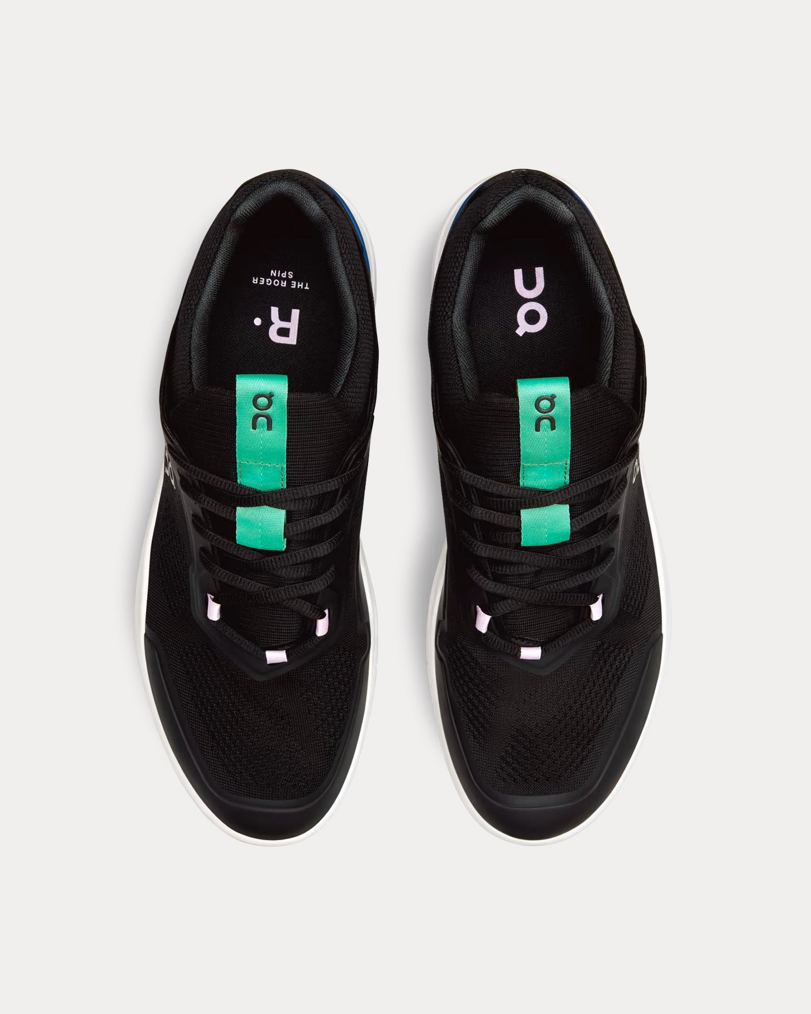 On Running - The Roger Spin Black / Indigo Low Top Sneakers