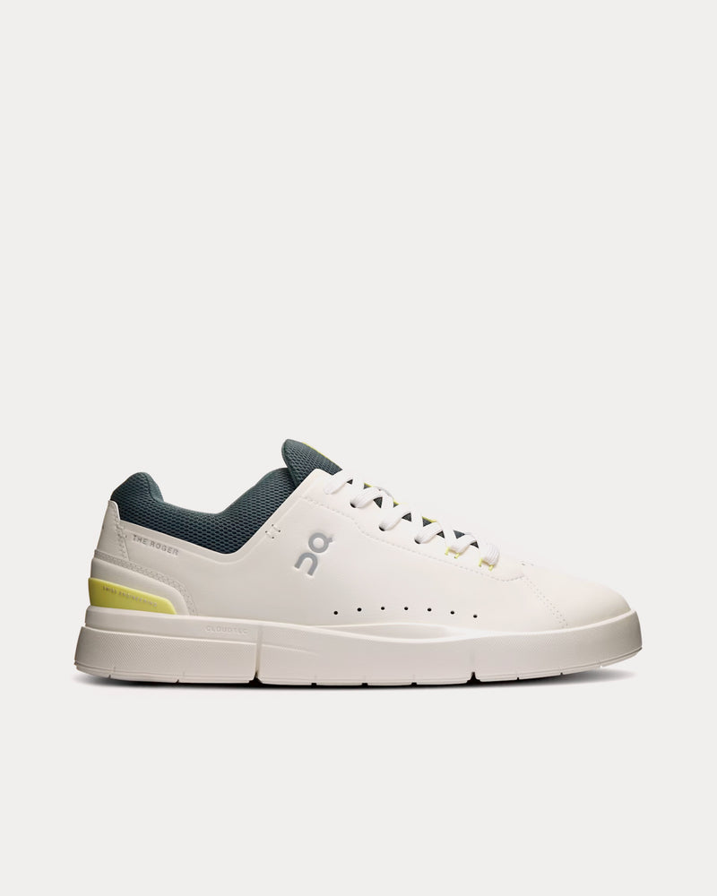 On Running The Roger Advantage Ivory / Evergreen Low Top Sneakers - 1