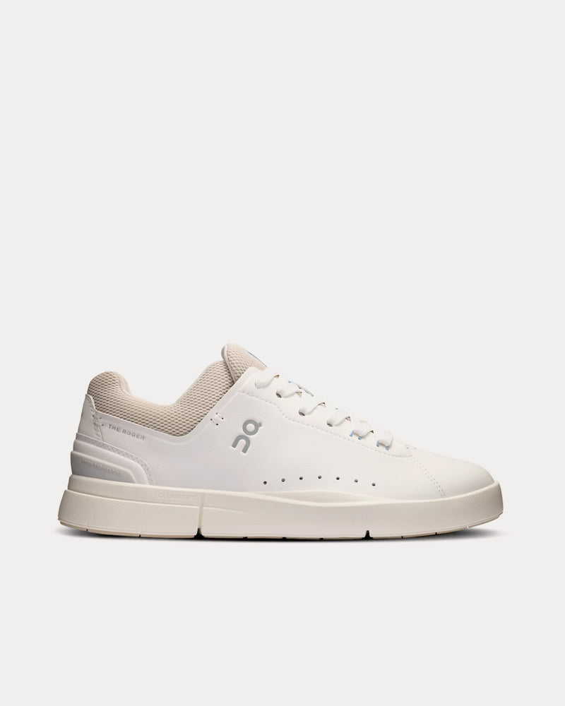 On Running The Roger Advantage White / Sand Low Top Sneakers - 1