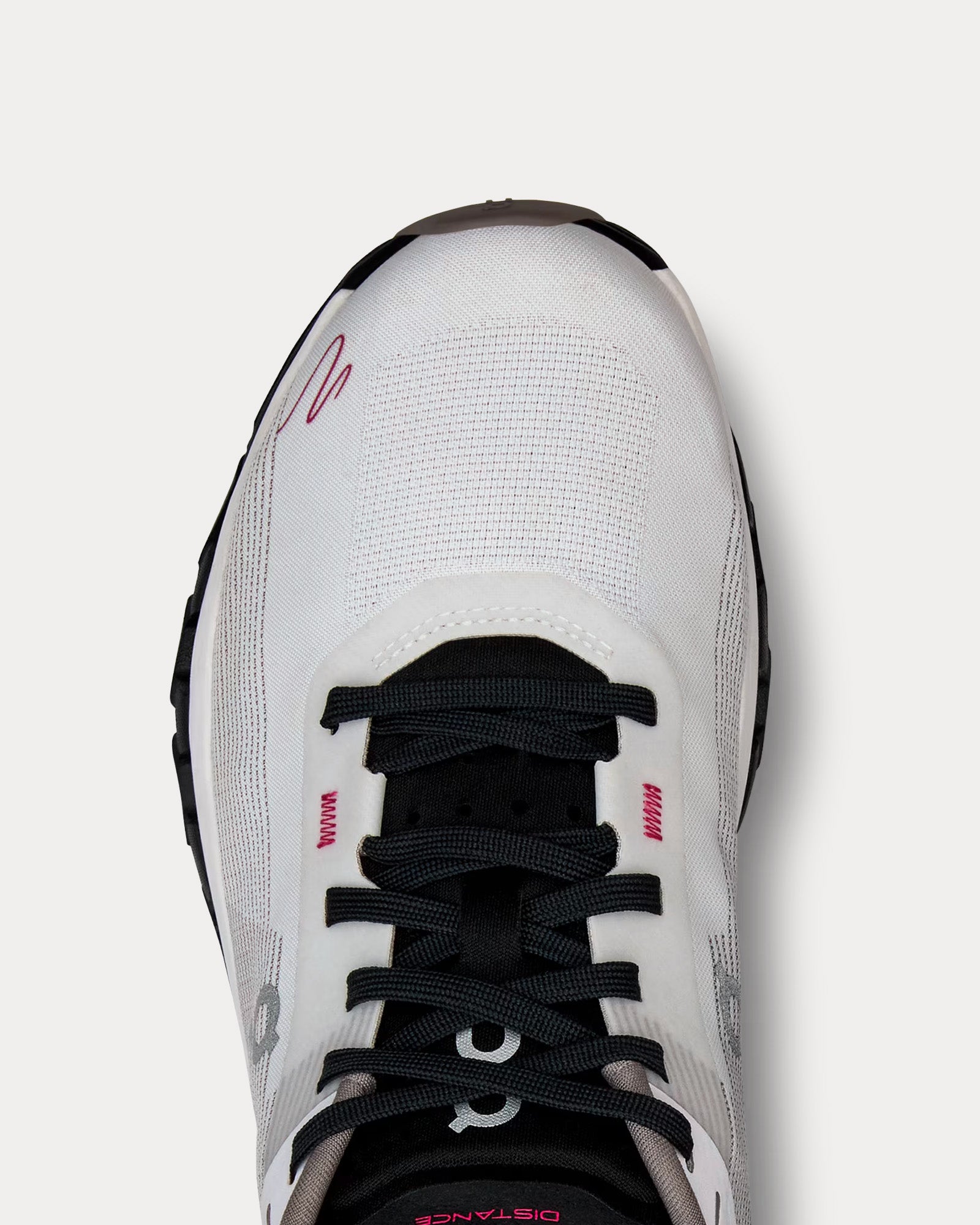 On Running x Distance Cloudflow 4 White / Black Running Shoes - 5