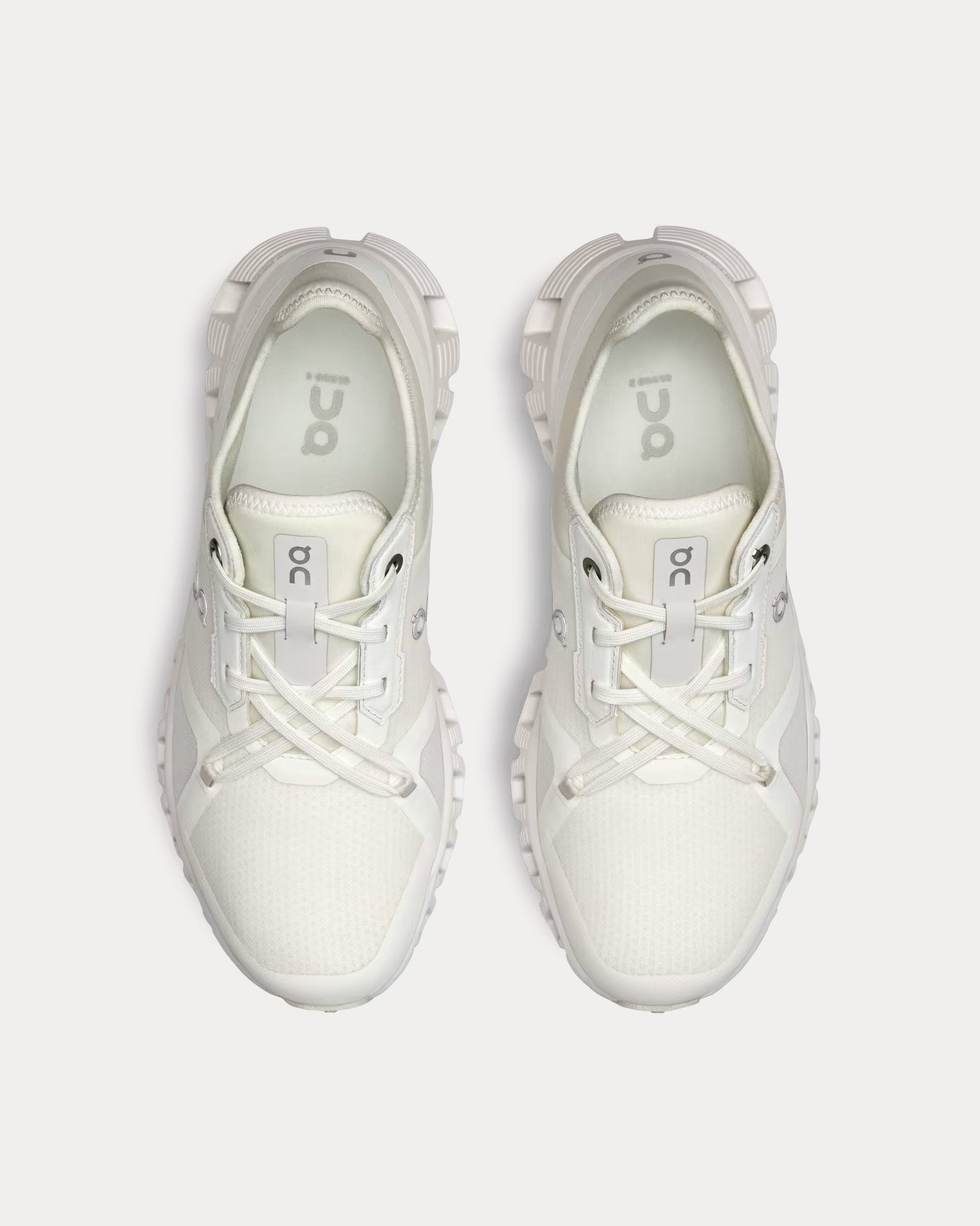 On Running Cloud X 3 AD Undyed-White / White Running Shoes - 2