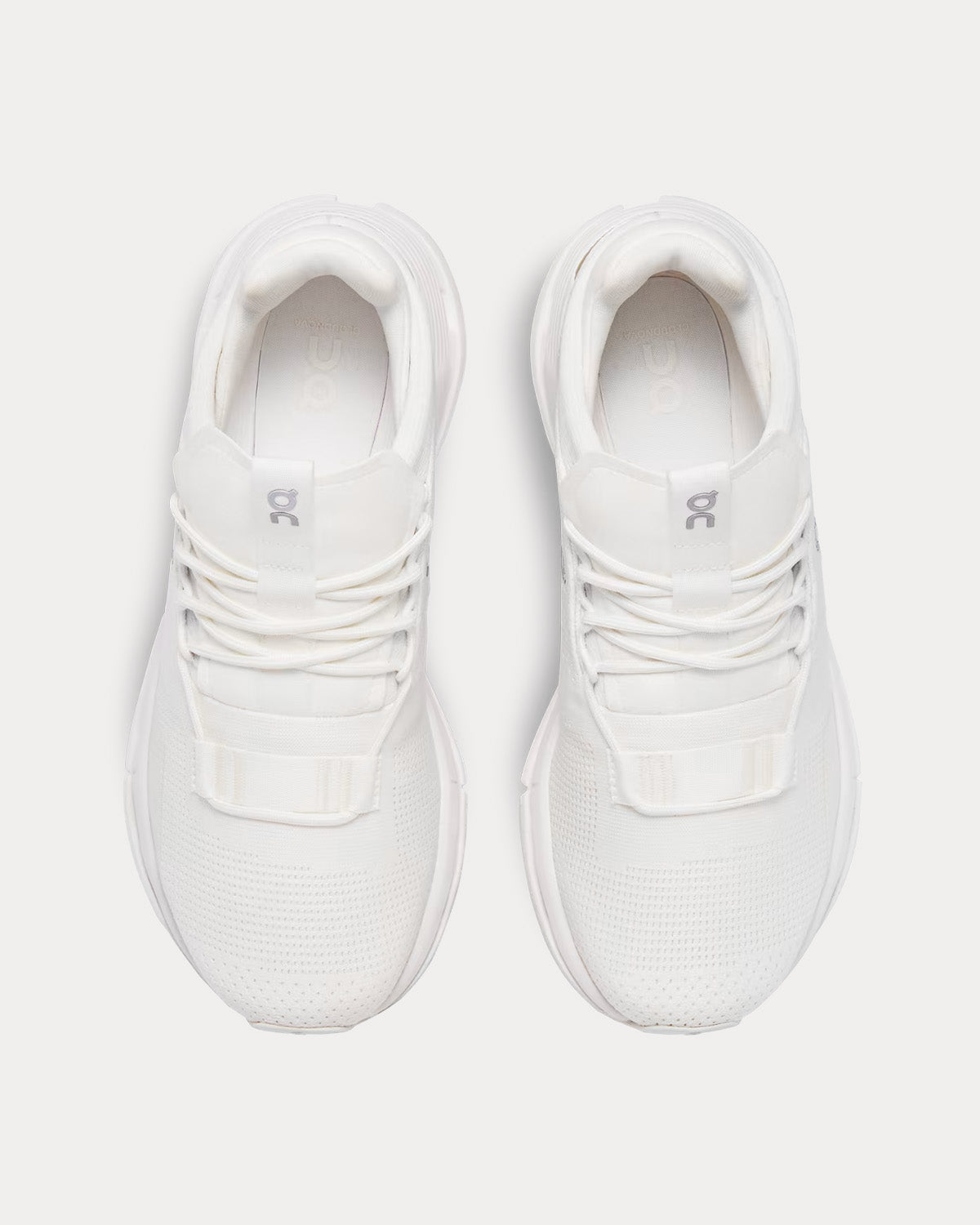 On Running Cloudnova Undyed-White / White Running Shoes - 2