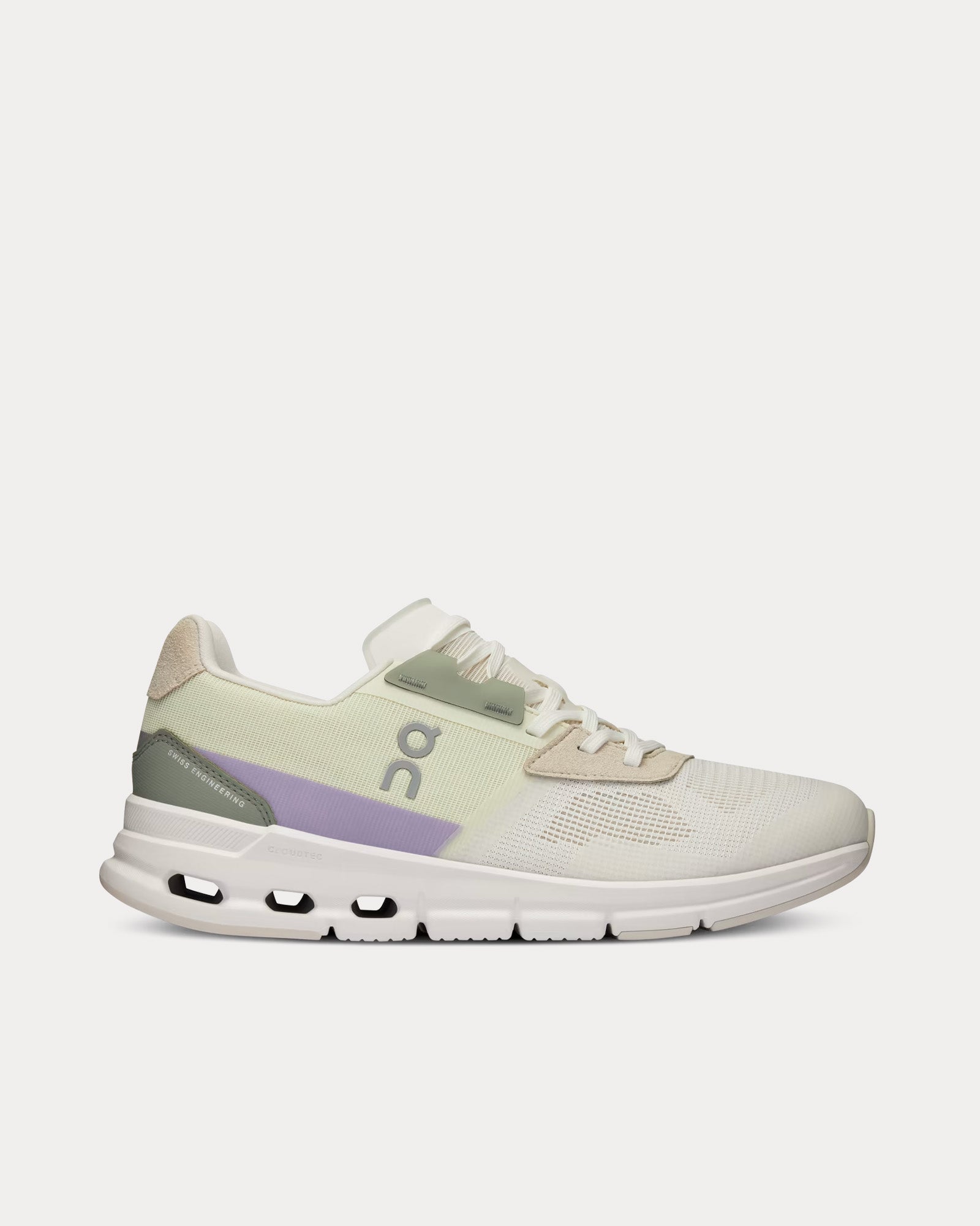 On Running Cloudrift Undyed-White / Wisteria Running Shoes - 1