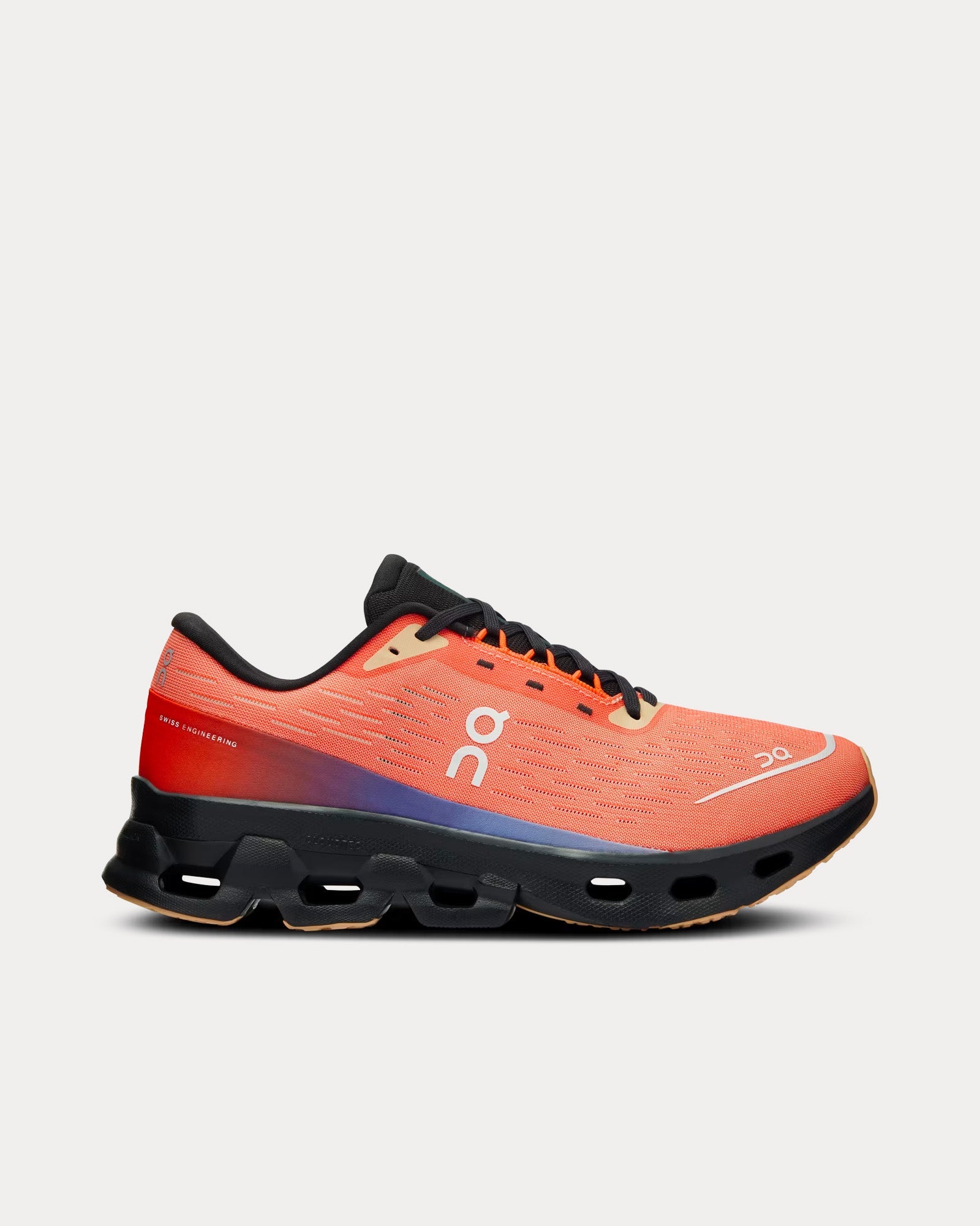 On Running Cloudspark Flame / Black Running Shoes - 1