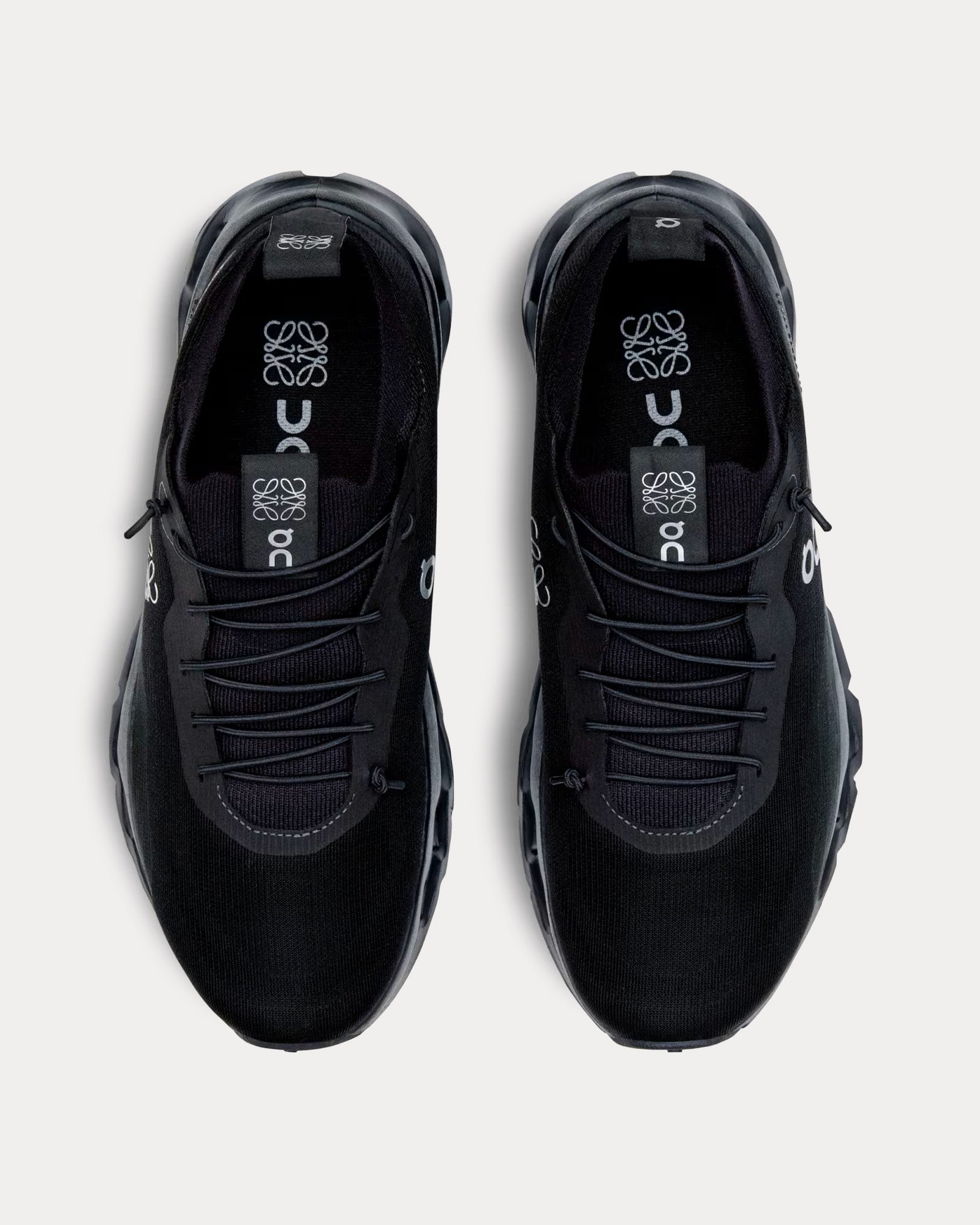 On Running x Loewe Cloudtilt All Black Low Top Sneakers - 2