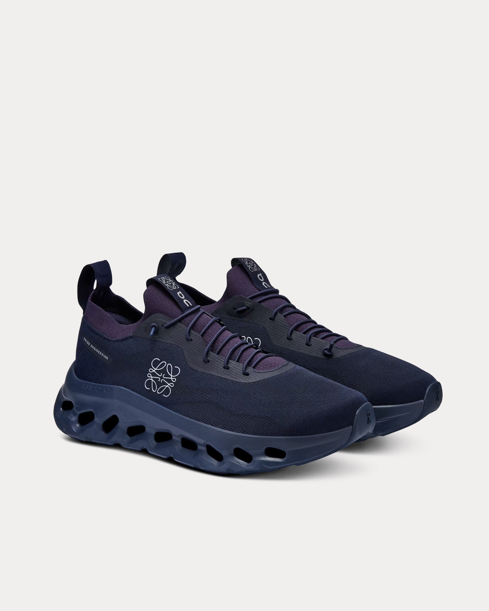 On Running x Loewe Cloudtilt All Navy Low Top Sneakers - 3