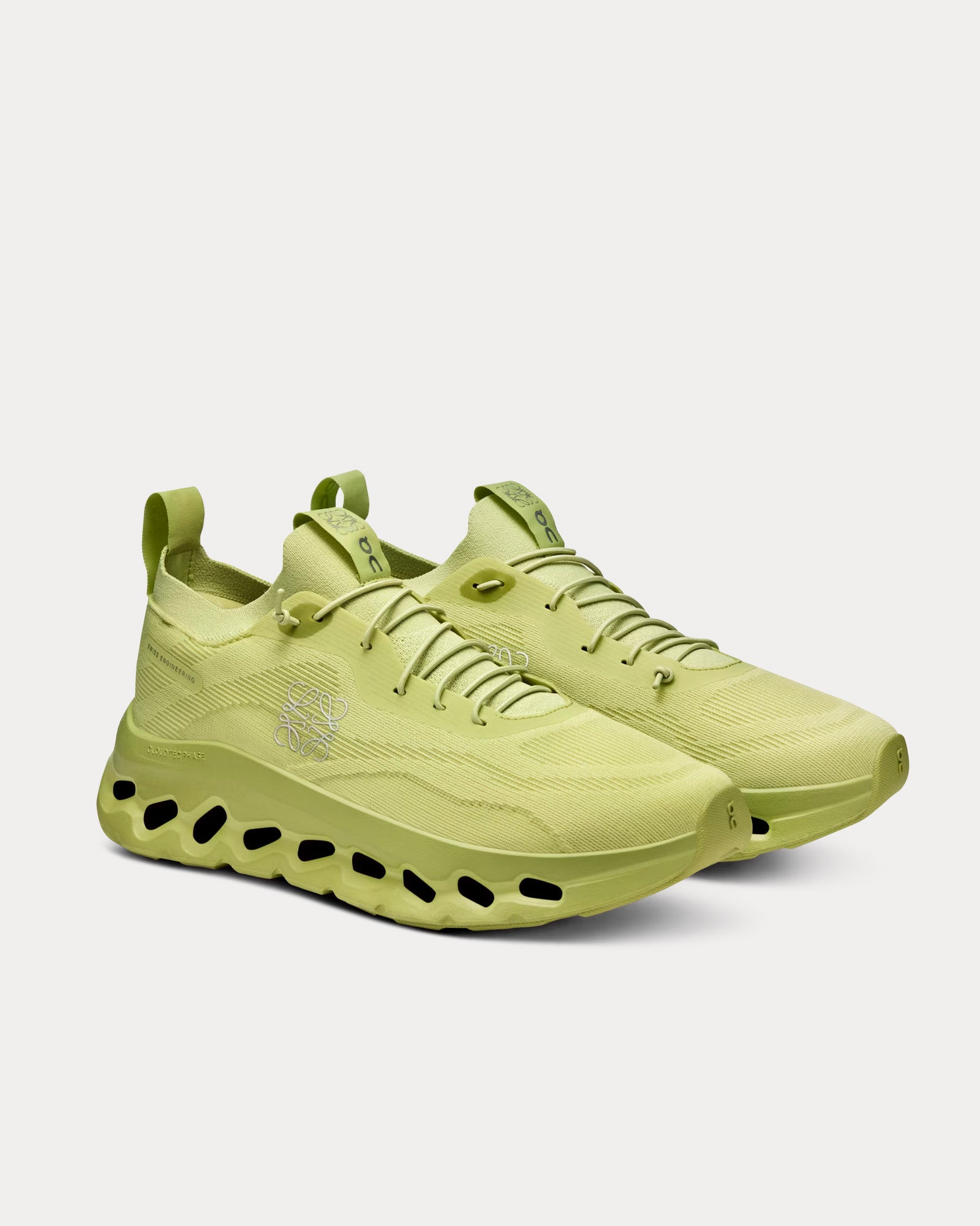 On Running x Loewe Cloudtilt Lime Green Low Top Sneakers - 3