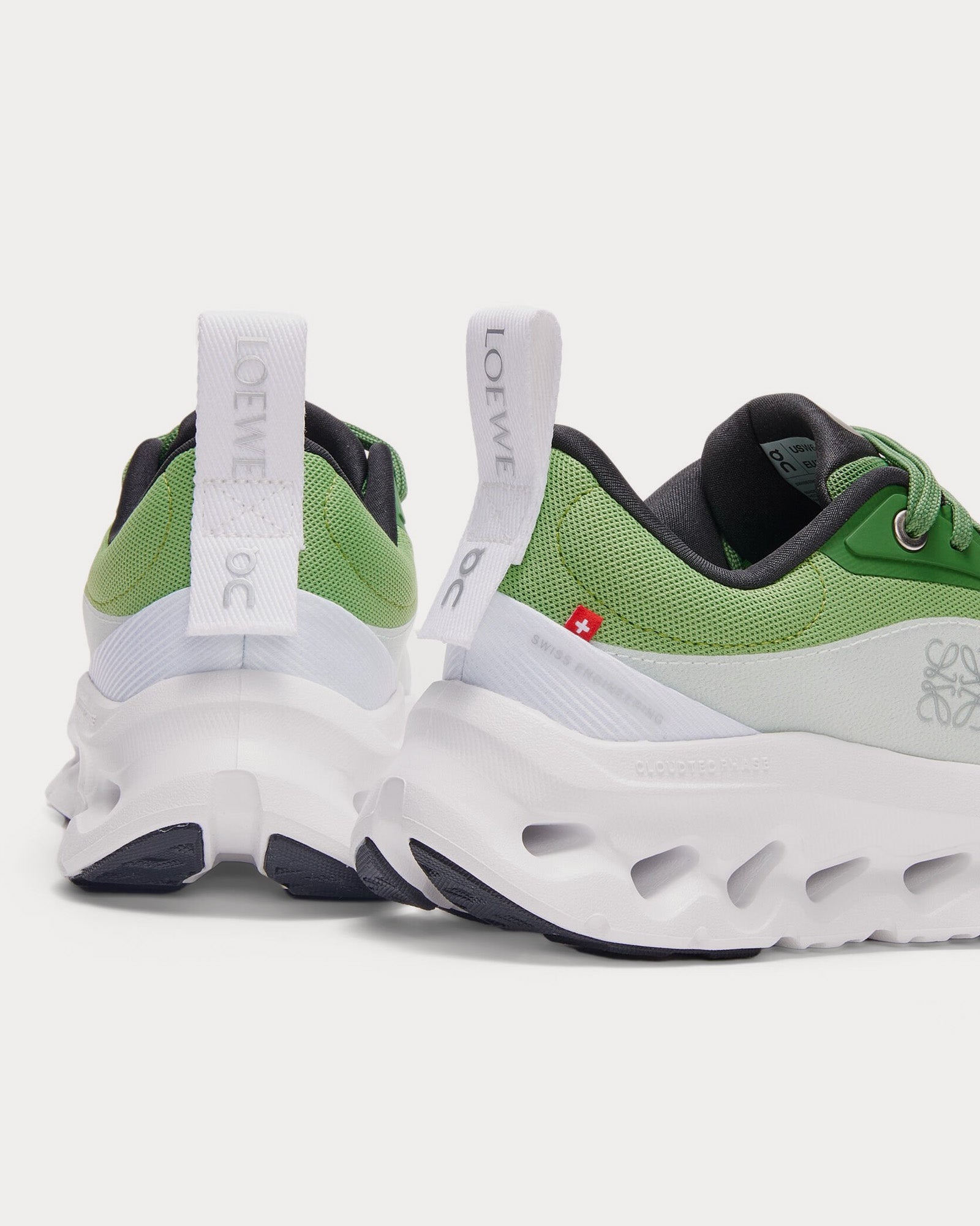 On Running x Loewe Cloudtilt 2.0 Green / White Running Shoes - 3